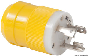Marinco SS male power socket 16 A - foto originale Osculati Srl