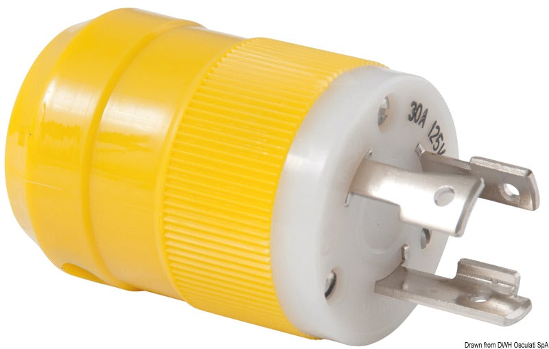 Marinco SS male power socket 16 A - foto originale Osculati Srl