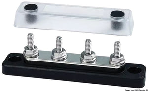 Heavy-Duty Bus Bar Techno electric terminal 4x5 - foto originale Osculati Srl