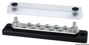 Heavy-Duty Bus Bar Techno electric terminal 2x6 (10x4) - foto originale Osculati Srl