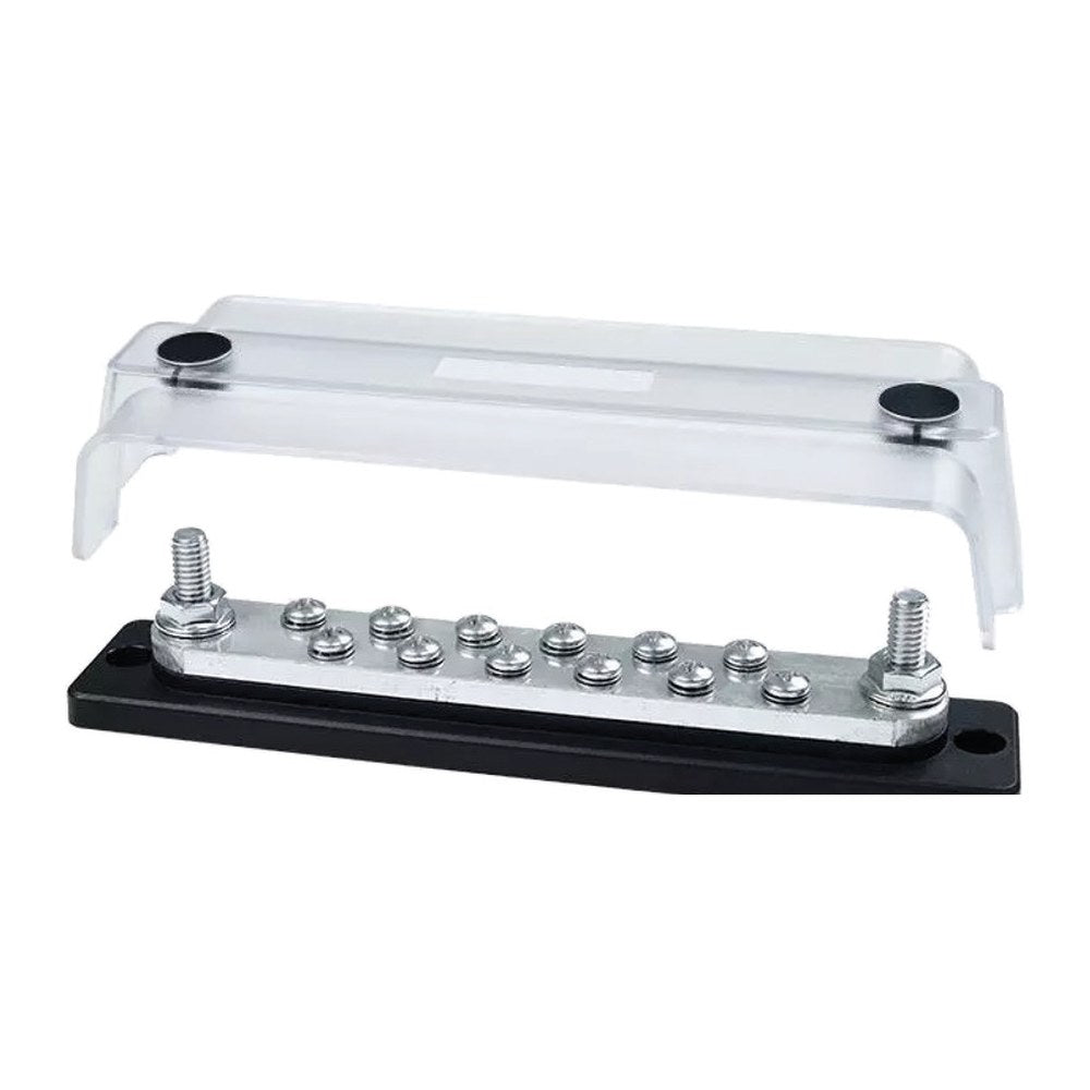 Heavy-Duty Bus Bar Techno w/clear lid 2x8 - foto originale Osculati Srl