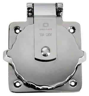 Socket AISI 316 50 A 220 V - foto originale Osculati Srl