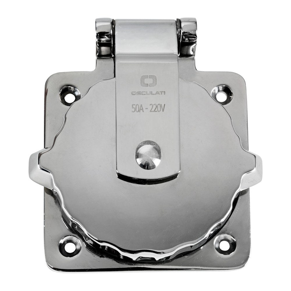 Socket AISI 316 50 A 220 V - foto originale Osculati Srl