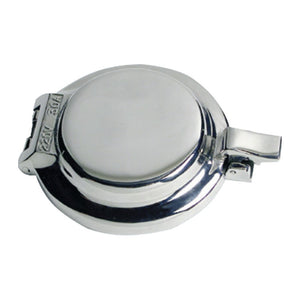 Round SS socket 30 A 220 V - foto originale Osculati Srl