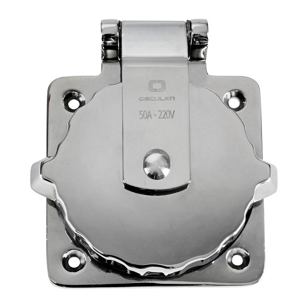 SS IP56 watertight socket 30 A 220 V - foto originale Osculati Srl