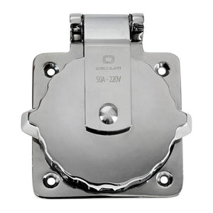 SS IP56 watertight socket 30 A 220 V - foto originale Osculati Srl
