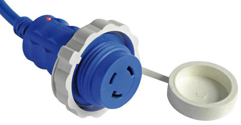 Plug + cable 15 m white 30 A - foto originale Osculati Srl