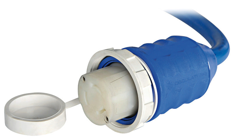 Pre-mounted cap + cable blue 10 m 50 A - foto originale Osculati Srl