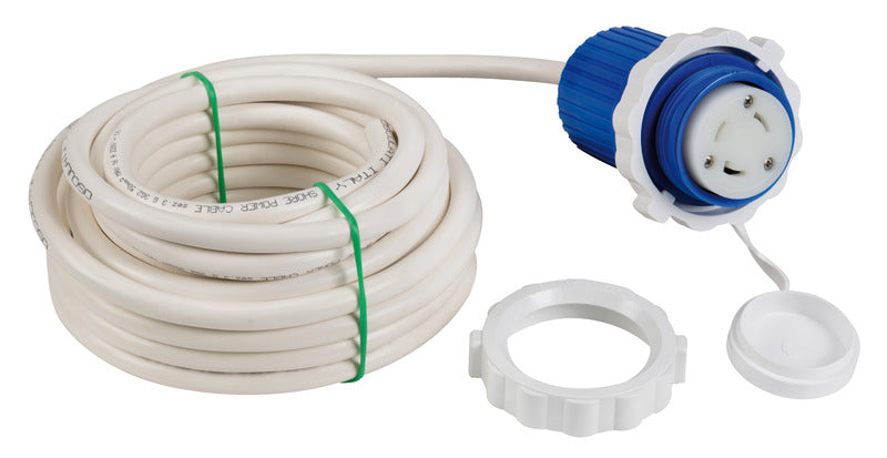 Pre-mounted cap + cable blue 10 m 16 A - foto originale Osculati Srl