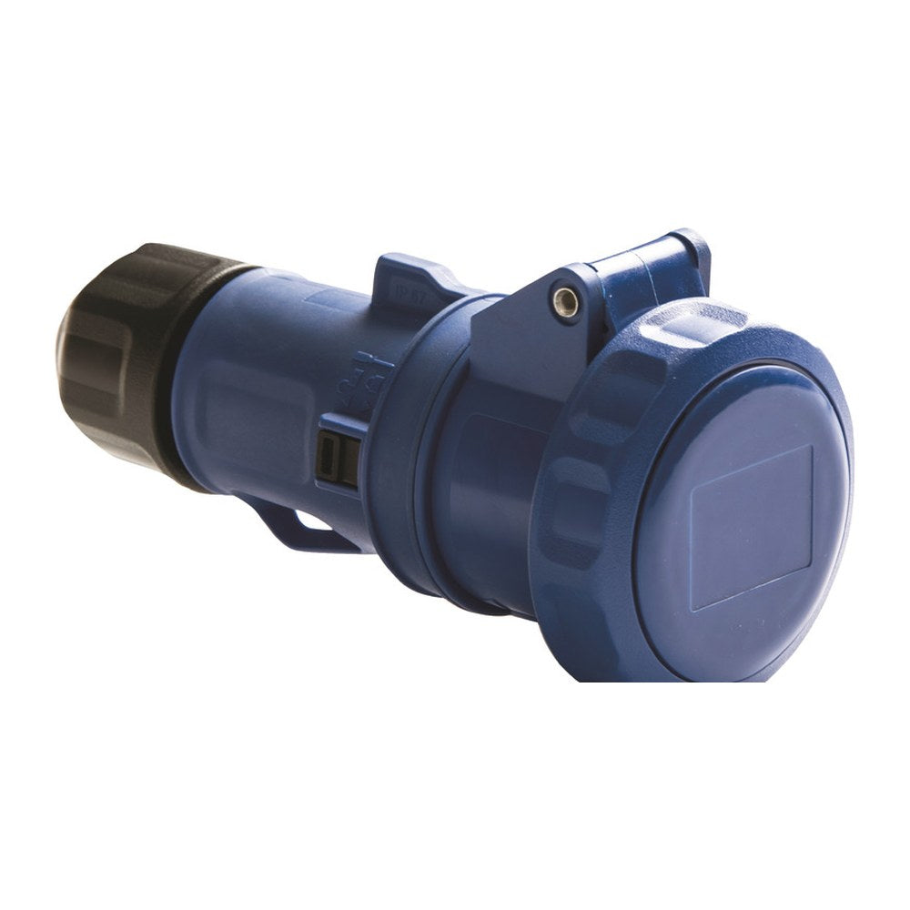 Standard power plug 3-wire female IP67 32A - foto originale Osculati Srl