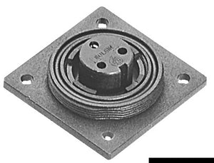 Bulgin 3-pole built-in socket, female contacts - foto originale Osculati Srl