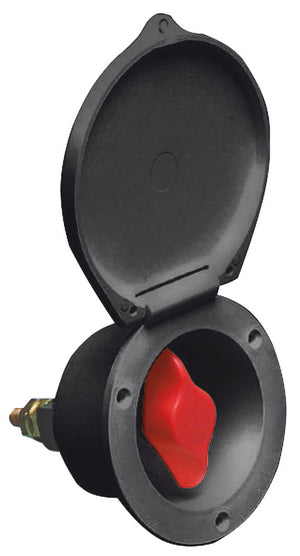 Heavy Duty marine battery switch black - foto originale Osculati Srl
