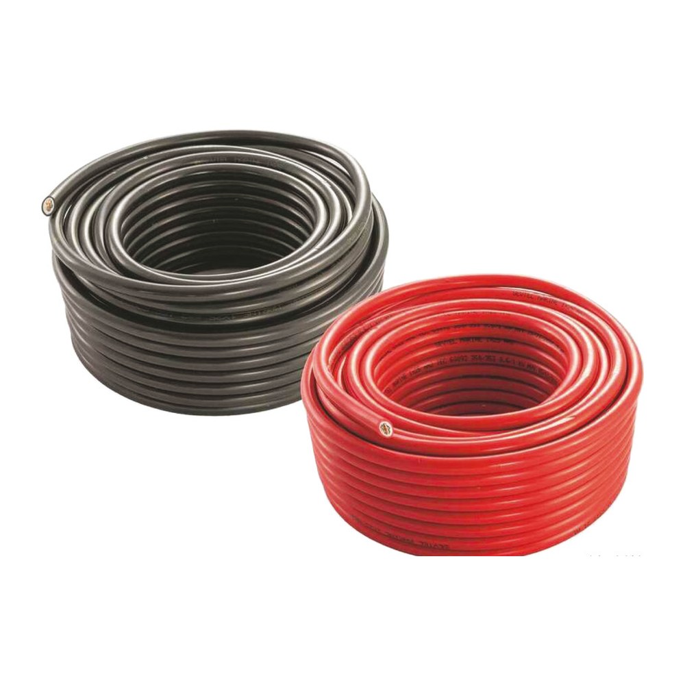 Tin-plated copper battery cable red 25mm (pack of 24) - foto originale Osculati Srl