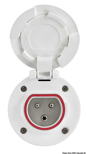 Cruiser 3P socket 16 A 230 V - foto originale Osculati Srl