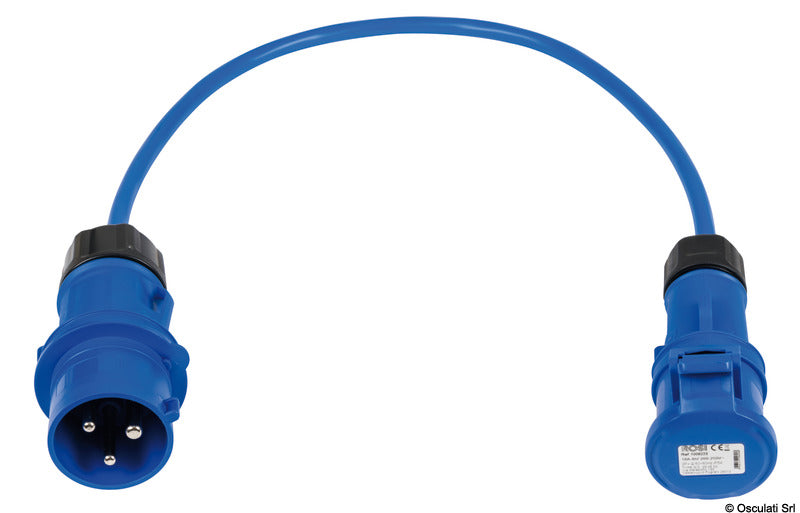 Prewired adapter for 32A socket and 16A plug - foto originale Osculati Srl