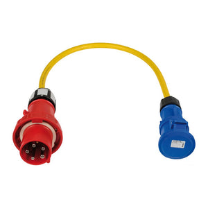 Prewired adapter for 63A socket and 32A plug - foto originale Osculati Srl