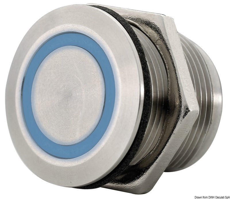 Dimmerable touch switch for LED lights Ø 19 mm - foto originale Osculati Srl