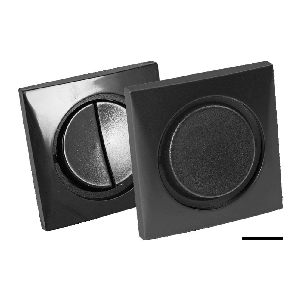 Batsystem Double switch 10 A matt black/black - foto originale Osculati Srl