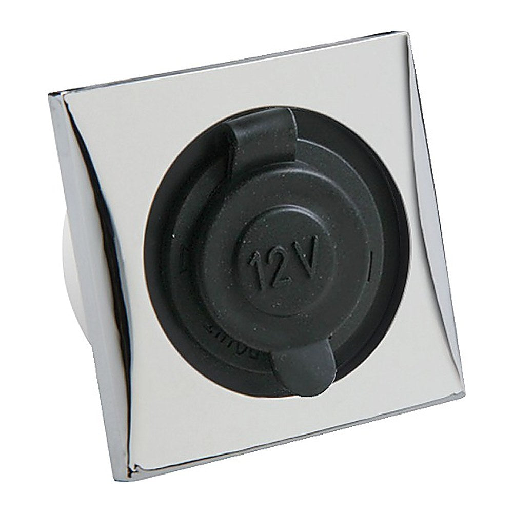 Batsystem Watertight lighter power socket, chromed - foto originale Osculati Srl