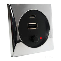 Batsystem Porta USB 5 V cromada