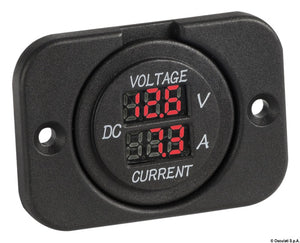 Digital voltmeter, digital ammeter - foto originale Osculati Srl