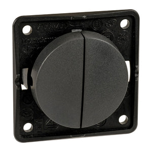 BERKER double switch 16A chromed - foto originale Osculati Srl