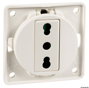 BERKER Italian power socket 16A white - foto originale Osculati Srl