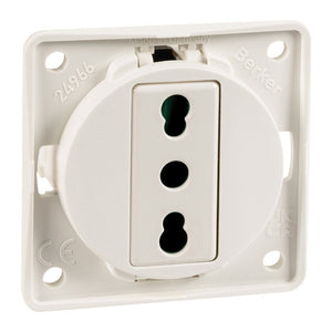 BERKER Italian power socket 16A white - foto originale Osculati Srl
