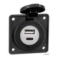 BERKER USB-Doppelbuchse A+C 3+3A