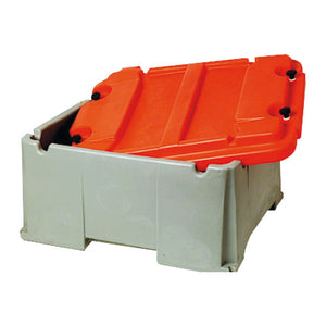 Battery box for 2 batteries - foto originale Osculati Srl