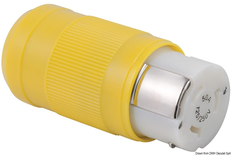 Marinco tripolar 4-wire plug - foto originale Osculati Srl
