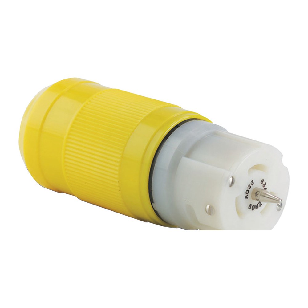 Marinco Heavy Duty bipolar monophase 3-wire plug - foto originale Osculati Srl