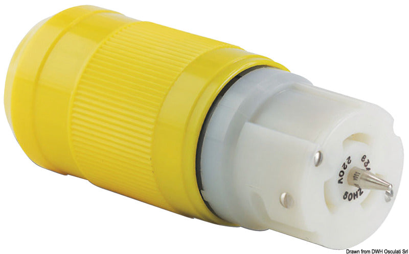 Marinco Heavy Duty triphase 4-wire plug - foto originale Osculati Srl
