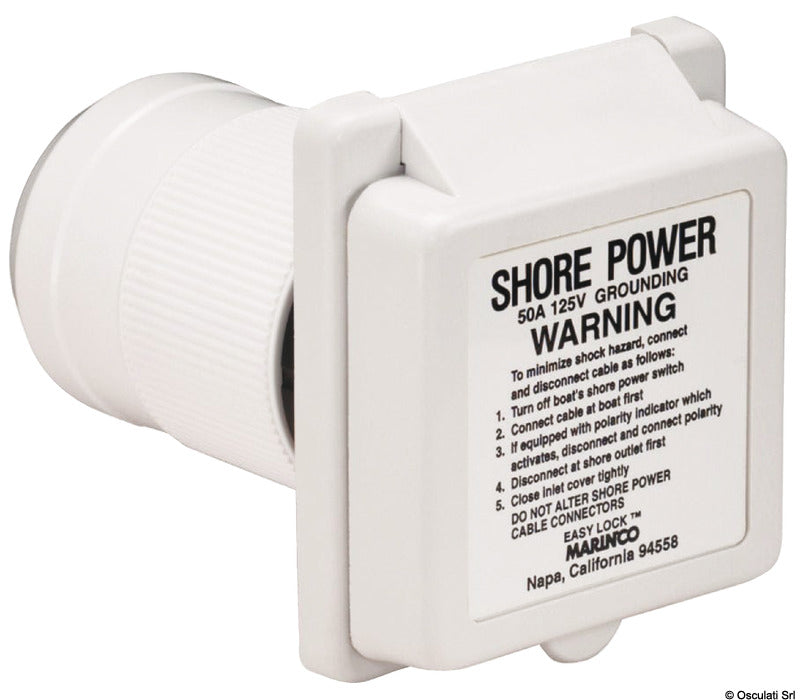 Marinco Inlet 32A 230V w/ enclosure Export - foto originale Osculati Srl