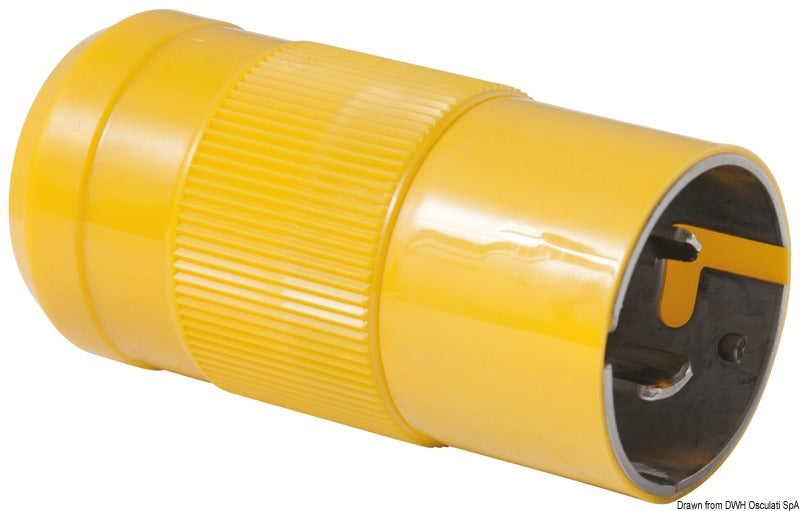Marinco 3-wire bipolar monophase plug - foto originale Osculati Srl