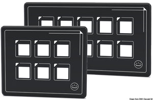 Touch-control electric panel 6 switches - foto originale Osculati Srl