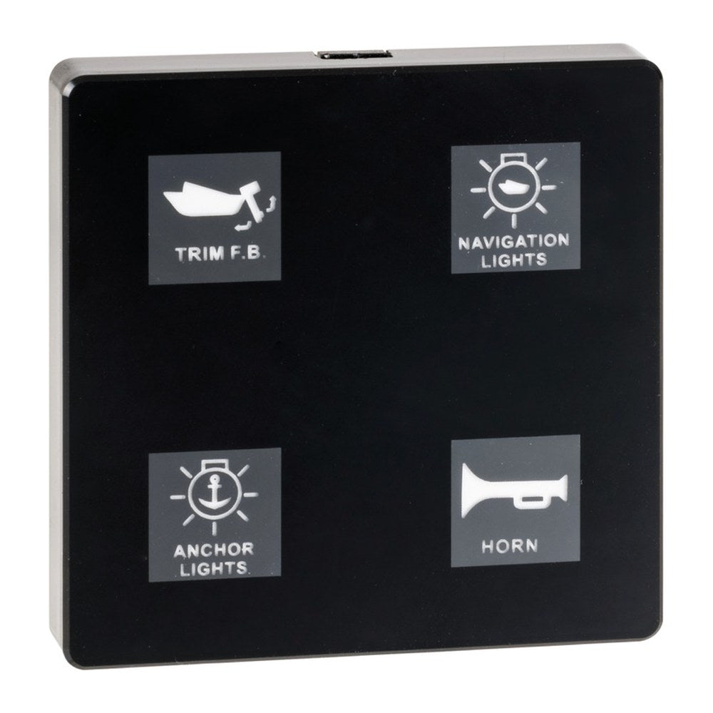 Electric touch panel 4 switches High power - foto originale Osculati Srl