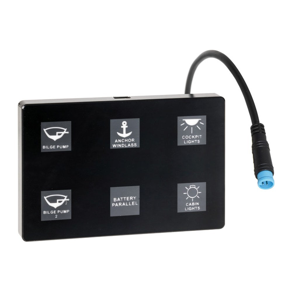 Electric touch panel 6 switches - foto originale Osculati Srl