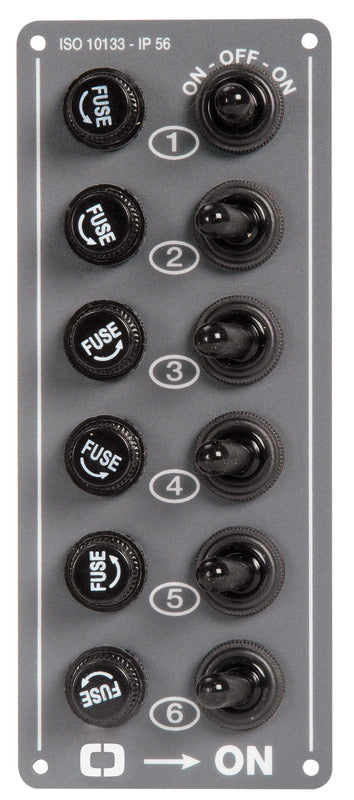 Electric control panel 6 switches - foto originale Osculati Srl