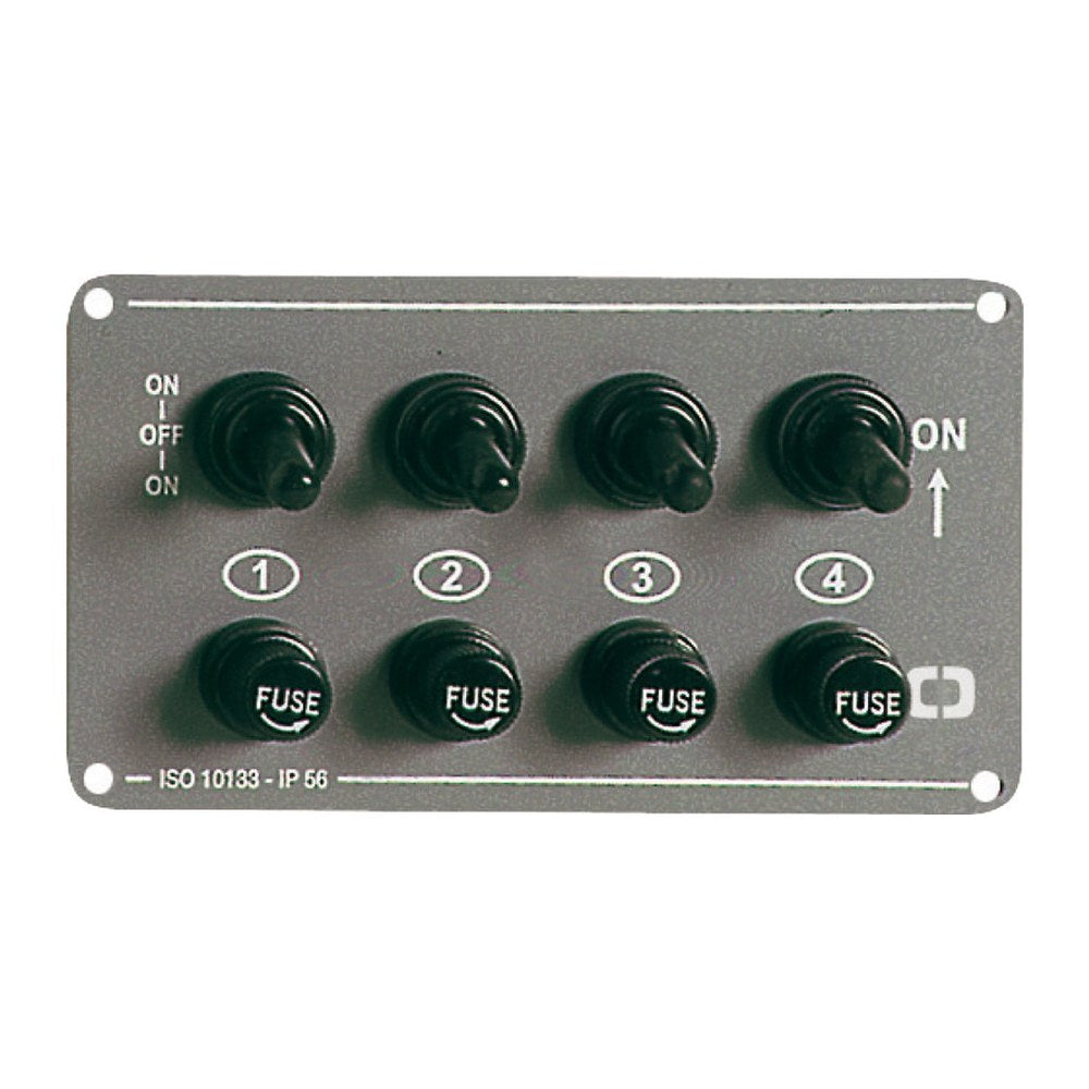 4-switch panel horizontal - foto originale Osculati Srl