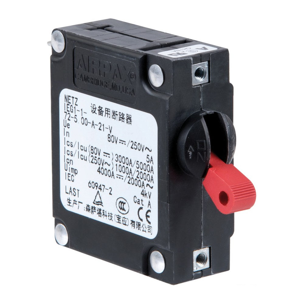 Airpax hydraulic magnetic circuit breake lever 5A - foto originale Osculati Srl