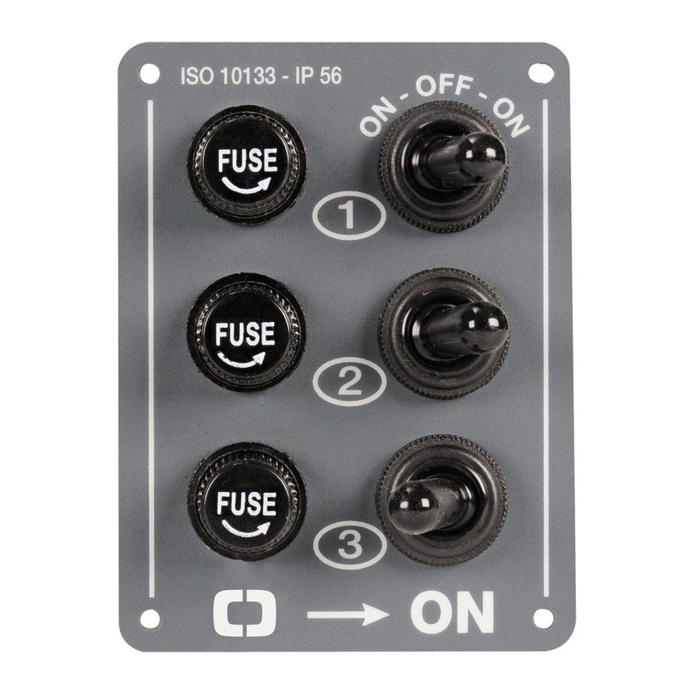 3-switch electric control panel - foto originale Osculati Srl