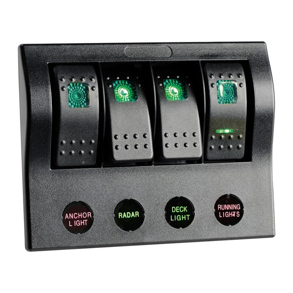 PCP Compact electric panel w/4 switches - foto originale Osculati Srl