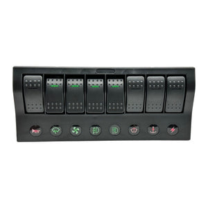 PCP Compact electric panel w/8 switches - foto originale Osculati Srl