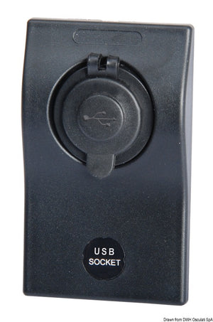 Additional module for panel USB-A + USB-C - foto originale Osculati Srl