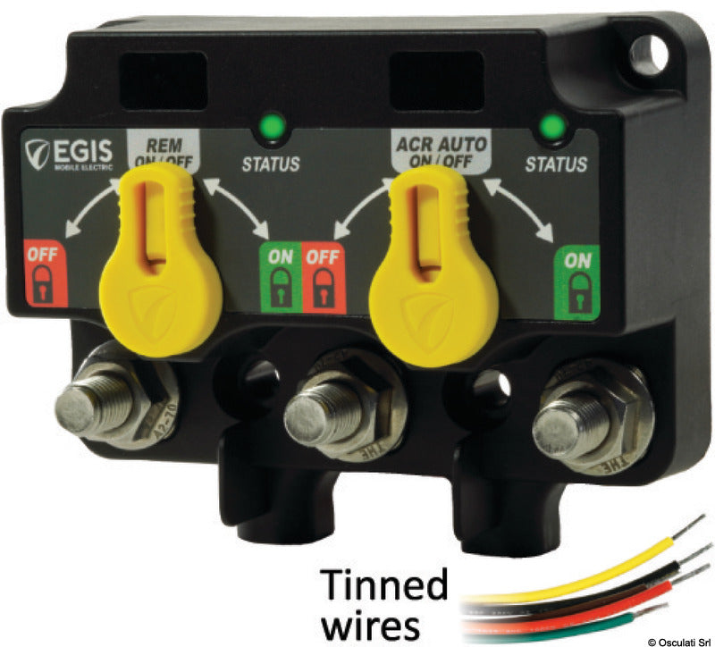 Egis XD Flex 2 Dual - (Relay/VSR) w/Knobs - Flying Wires - foto originale Osculati Srl