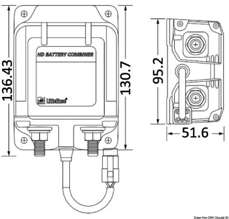 LITTELFUSE bistable automatic relay 12V - foto originale Osculati Srl