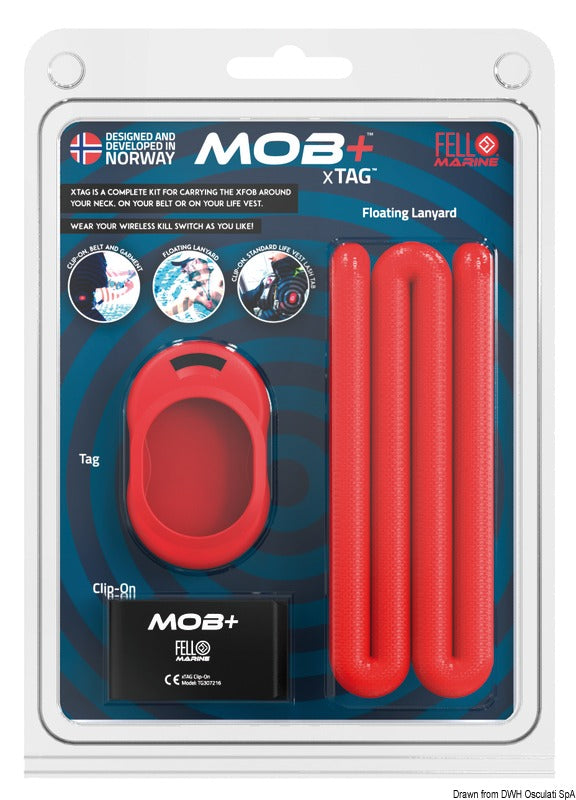 xTAG 1 clip-on + red wristband - foto originale Osculati Srl