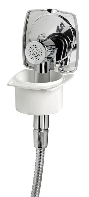 New Edge chromed shower box SS hose 4 m - foto originale Osculati Srl
