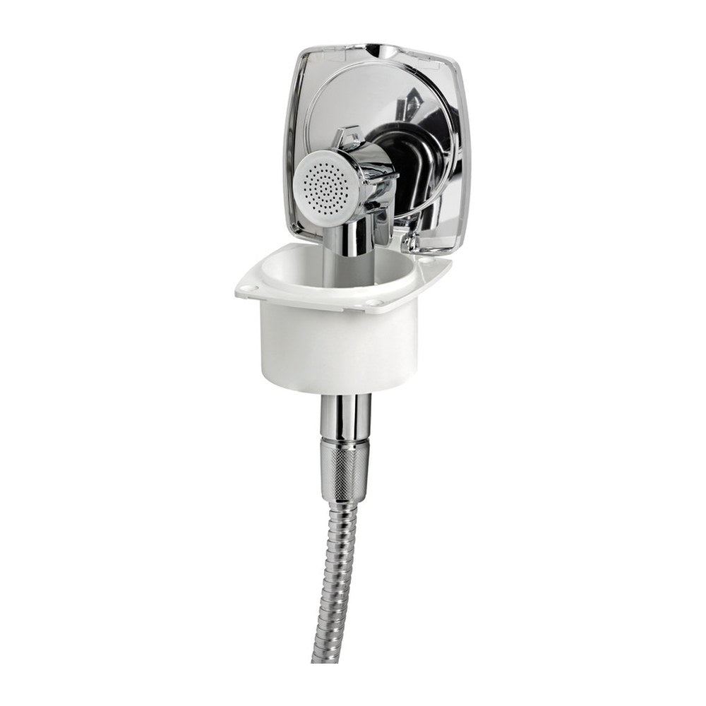 New Edge chromed shower box SS hose 4 m - foto originale Osculati Srl